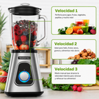 [Comprá 2 y Pagá 1] Licuadora Multiuso Lumax con Jarra de Vidrio + REGALO: Porta Especias Vertical con 16 Frascos - ¡ÚLTIMAS UNIDADES!