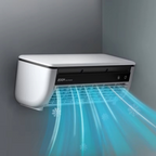 [Llevá 2 Pagá 1] Mini Aire Acondicionado de Pared 2000W Frío y Calor Bluetooth con Control Remoto