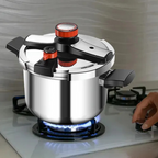 [Llevate 2 y pagá 1] Olla a Presión TurboChef de Acero Inoxidable | A Prueba de Explosiones + REGALO: Kit de Utensilios